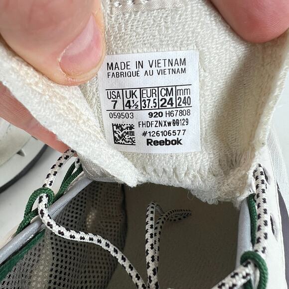 Reebok Classic Legacy 83 Women's 7 Ivory Lace Up Low Top Athletic Shoes H67808 - Picture 10 of 10